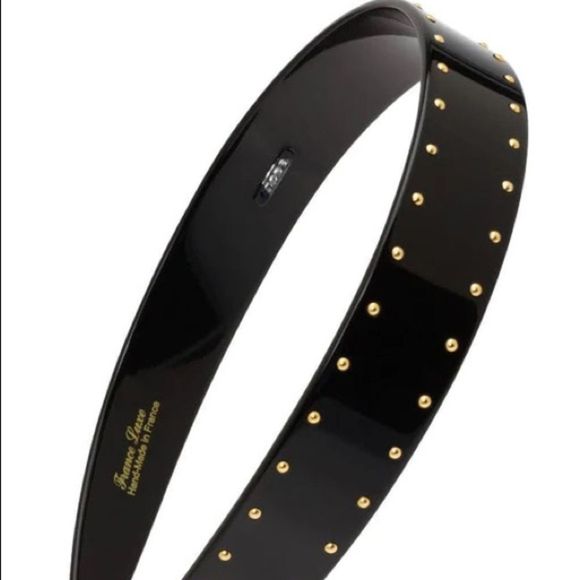 Black and Gold Studded Headband main image 2
